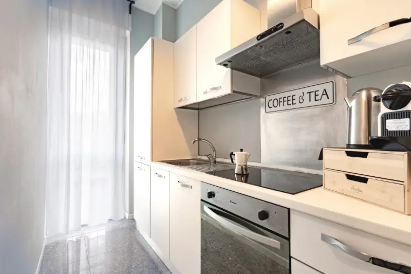 Cucina completa di Moka e Nespresso